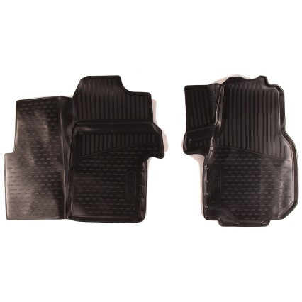 3D Rubber floor mats for VOLKSWAGEN Crafter, 2017->, van, Europe, set of 2