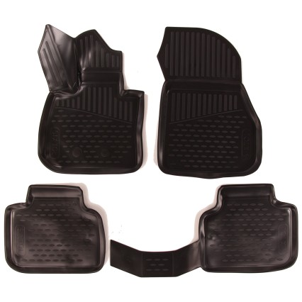 3D rubber floor mats BMW X2, 2018-> SUV