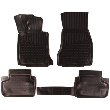 3D Rubber mats BMW Series 5, 2016->, sedan, Europe