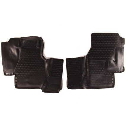 3D Rubber floor mats for MERCEDES-BENZ Sprinter Classic (W909), 2000-2006, 2013->, set of 2