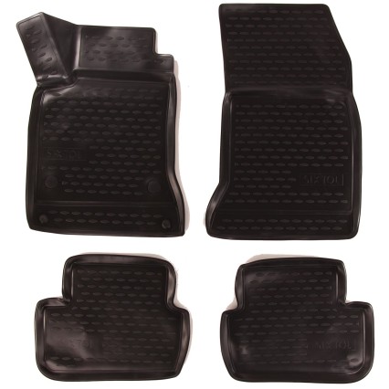 3D Rubber Floor Mats MERCEDES-BENZ CLA-Class, 2013->, Europe