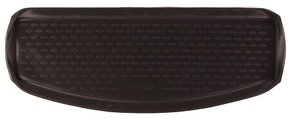 Rubber trunk liner VOLKSWAGEN Touran (I) (II), 2003-2015, minivan, short version, 7 seats