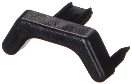 Plastic end cap for the rail of BIKE 2 / 3 / 4 bike carrier, black - replacement part