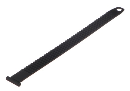 Clamping strap for bike rack on towbar, length 27cm, black - spare part