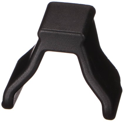 Plastic end cap for the rail of E-BIKE 2 bike carrier, black - replacement part