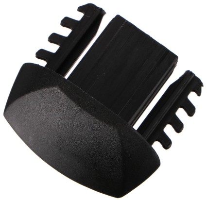 Plastic end cap for ROOF RACK IN / FIX crossbar, black - spare part
