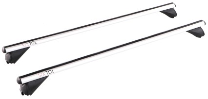 Lockable aluminum crossbar ROOF RACK IN 1, 120 cm, load capacity 90 kg