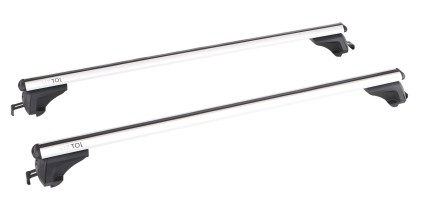 Aluminum crossbar with lock ROOF RACK IN PRO, 120 cm, load capacity 90 kg