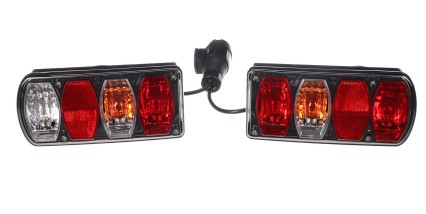 Light set with cable and 13-pin plug for E-BIKE PREMIUM bike carrier - spare part