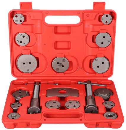 Brake piston press MECHANIC BRAKE SET 18, set of 18 pcs.