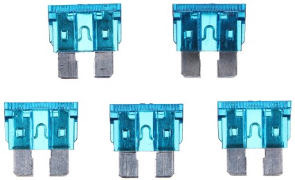 Set of blade automotive fuses MECHANIC FUSE SET 15A, 100pcs