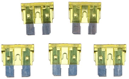 Automotive blade fuse set MECHANIC FUSE SET 20A, 100 pcs
