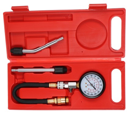 Gasoline engine compression test kit MECHANIC ENGINE TESTER 4, 0-20 bar, 4 pcs