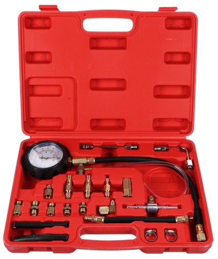 Gasoline engine pressure testing kit MECHANIC ENGINE TESTER 20, 0-10bar, 20pcs
