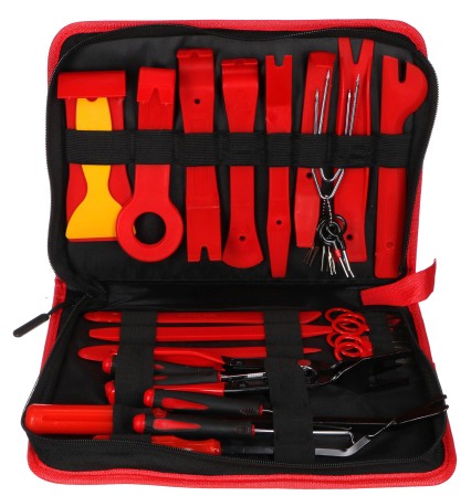 Multifunctional set for dismantling upholstery and interior MECHANIC TRIM SET 38, 38pcs