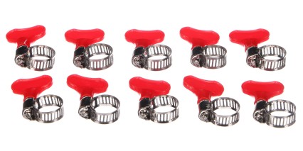 Hose clamp with wing screw MECHANIC CONNECT 10-16mm, 10 pcs