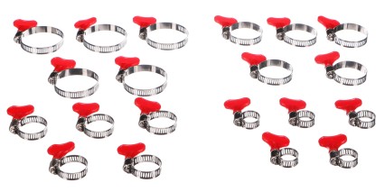 Butterfly hose clamp MECHANIC CONNECT SET 20, 10-44mm, 20 pcs