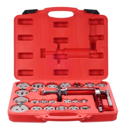 Pneumatic brake piston compressor MECHANIC BRAKE SET PNEU 23, 23-piece set
