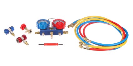 Car Air Conditioning Pressure and Leak Testing Kit MECHANIC AC TESTER 1