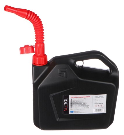 Plastic fuel can MECHANIC FUEL CANISTER 5L, black