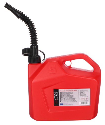 Plastic canister MECHANIC FUEL CANISTER RED 5L, red