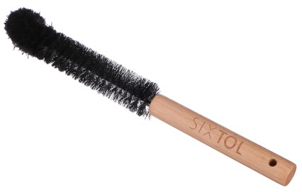 Narrow brush for detailed bicycle cleaning CAR DETAILING WOOD BRUSH 3