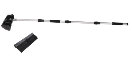 Flow-through car wash brush with two attachments CAR DETAILING WASH BRUSH SET 2, 240cm