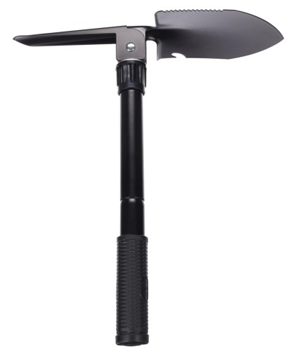 Folding shovel with pick CAR SHOVEL 1, in pouch