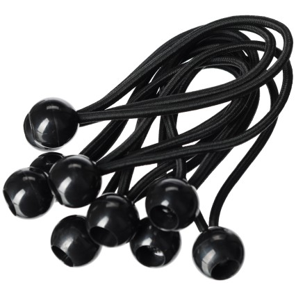 Set of bungee cords with ball CARGO CORD SET 3, 15cm, 10 pcs