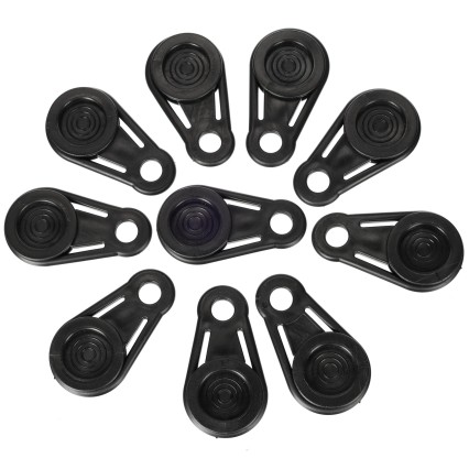 Set of eye fittings for tarp fastening TRAILER TARP HOOK SET 1, 10 pcs