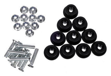 Trailer hook set with screws for securing net/tarp to a trailer TRAILER HOOK SET 2, 10 pcs