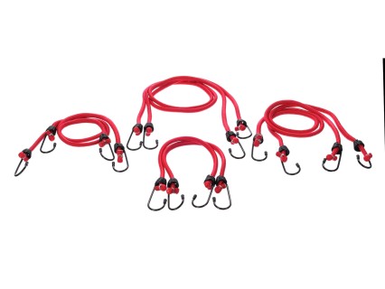 Set of rubber fastening straps/elastic cords CARGO CORD SET BASIC 8, 8 pcs