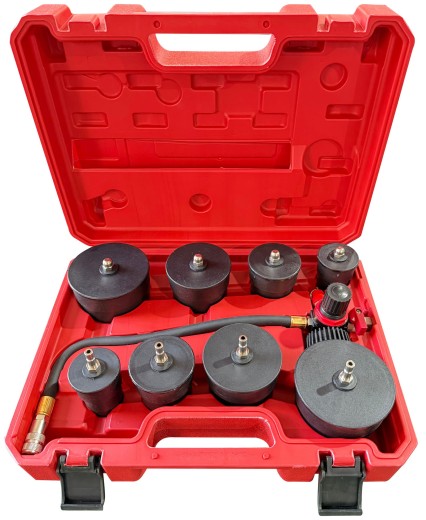 Turbocharger leak test kit MECHANIC LEAK TESTER 1, 9 pcs