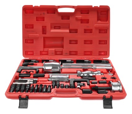 Injector removal set with impact hammer MECHANIC PULLER SET 2, 40 pcs