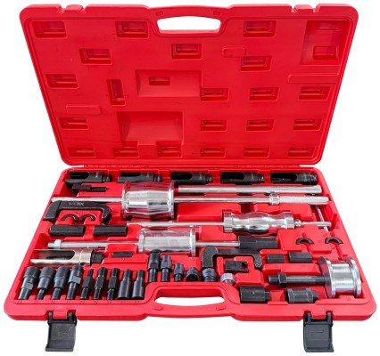 Injector removal set with impact hammer MECHANIC PULLER SET 2, 40 pcs