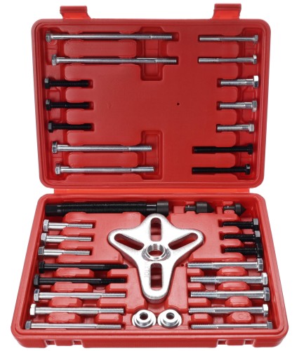 Steering Wheel and Crankshaft Pulley Puller Set MECHANIC PULLER SET 8, 46 pcs