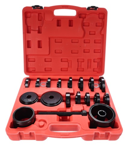 Front axle bearing installation and removal kit MECHANIC BEARING PULLER 3, 23 pcs