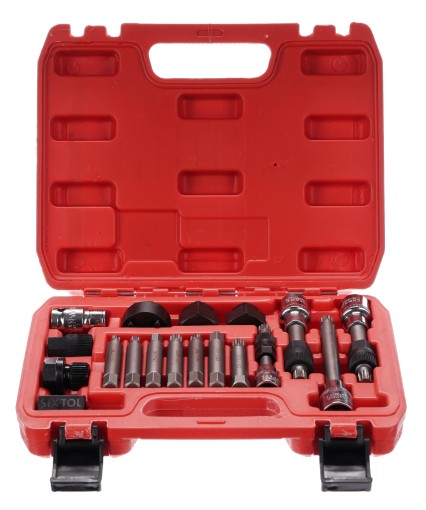 Alternator Pulley Installation and Removal Set MECHANIC PULLEY SET 2, 18 pcs