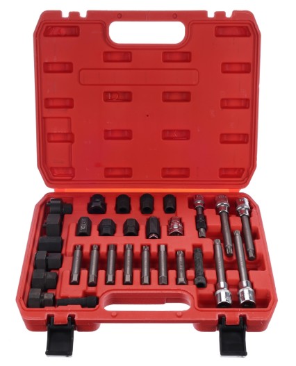 Alternator pulley mounting and removal set MECHANIC PULLEY SET 4, 30 pcs