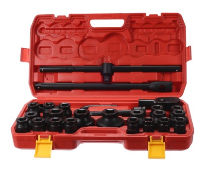 Socket set MECHANIC WRENCH SET 3, heavy-duty, 26 pcs