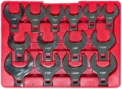 Set of interchangeable side wrenches MECHANIC WRENCH SET 5, 1/2\