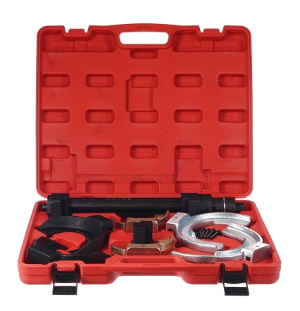 Shock absorber spring compressor set with interchangeable forks MECHANIC SPRING SET 5