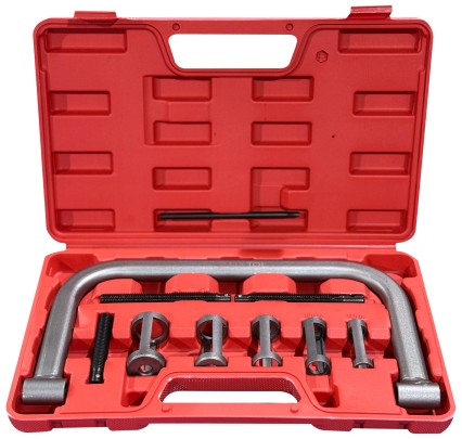 Valve spring compressor set for mounting and dismounting valves MECHANIC SPRING SET 6, 10 pcs