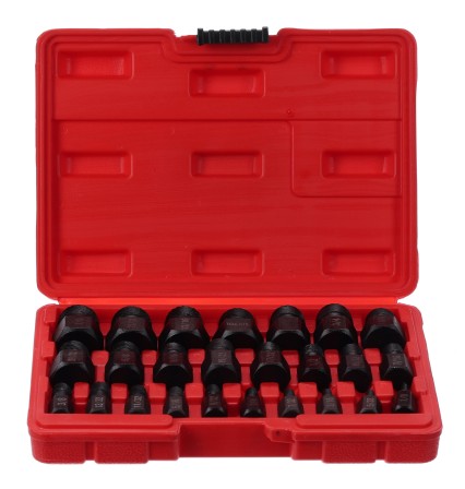 Damaged Screw and Nut Extractor Set MECHANIC NUT REMOVER 2, 25 pcs