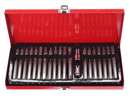 Torx Bit Set in Metal Case MECHANIC TORX SET 1, 40 pcs