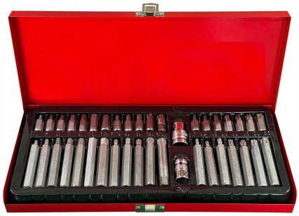 Torx Bit Set in Metal Case MECHANIC TORX SET 1, 40 pcs
