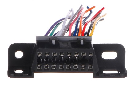 OBD-II socket with 16 pins terminated with 10cm connecting cables MECHANIC CABLE 25
