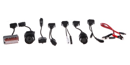 Complete OBD-II adapter set for passenger cars MECHANIC CABLE SET 1, 8 pcs