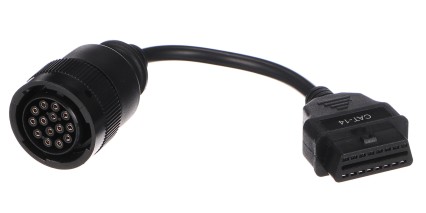 OBD-II adapter 14-pin for CAT Caterpillar vehicles MECHANIC CABLE 9