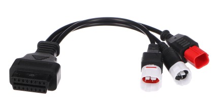 OBD-II 3-pin/4-pin/6-pin adapter for Yamaha and Honda motorcycles MECHANIC CABLE 23
